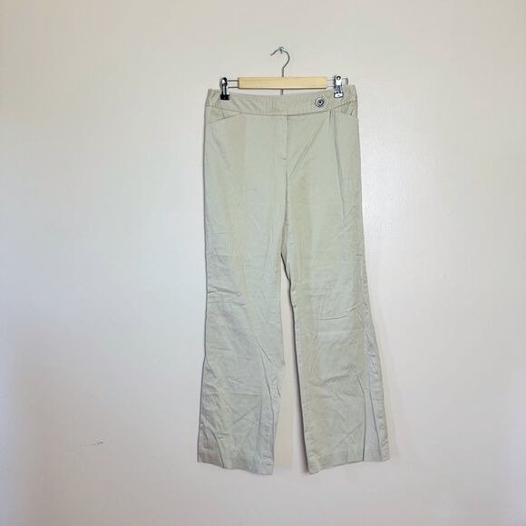 CLEARANCE! Cream WHBM Legacy Chinos Size 6 EUC - Picture 1 of 5